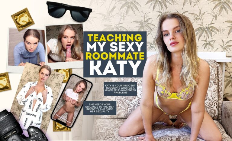 Download New Katy Teaching My Sexy Roommate Katy / LifeSelector 4K Interactive POV Video