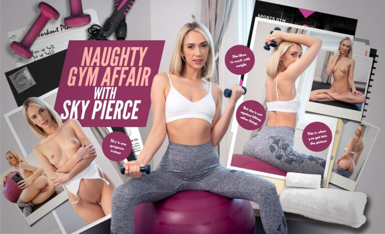 Watch Latest Sky Pierce Naughty Gym Affair with Sky Pierce / LifeSelector 4K POV Video